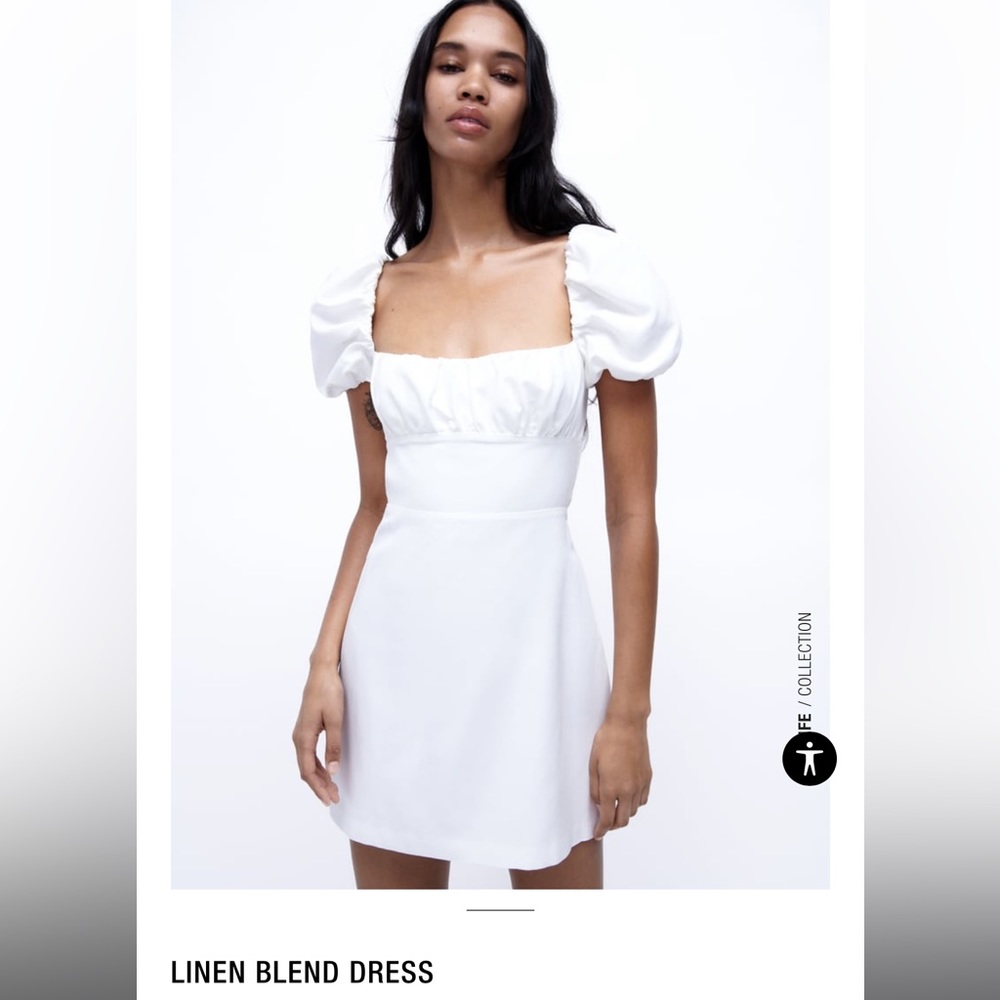 Zara White Dress